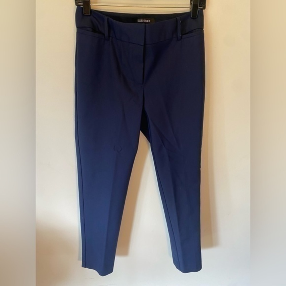 Ellen Tracy Mid Rise Ankle Pants